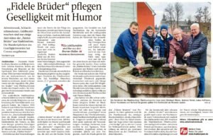 Read more about the article Fidele Brüder pflegen Geselligkeit mit Humor